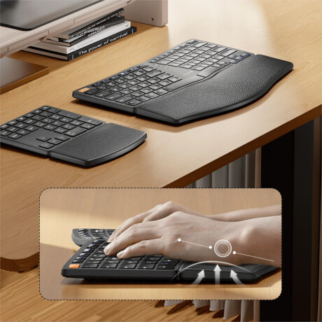 Teclado Ergonómico Dividido Protoarc EK04 2,4GHZ 001