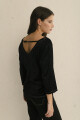 REMERA TERCIOPELO NEGRO