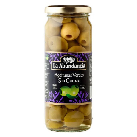 ACEITUNAS SIN CAROZO FCO 160G LA ABUNDANCIA ACEITUNAS SIN CAROZO FCO 160G LA ABUNDANCIA