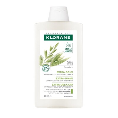 Shampoo Klorane Leche De Avena 400 Ml. Shampoo Klorane Leche De Avena 400 Ml.