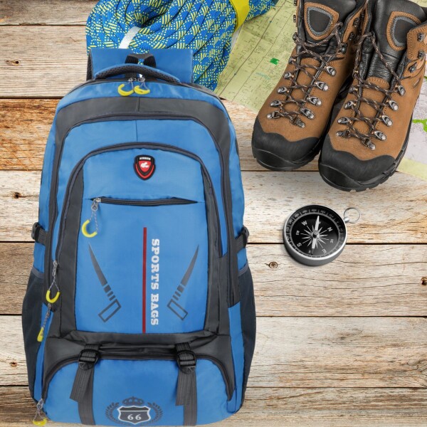 Mochila Urbana Deportiva Clemur 50 Lts Senderismo Camping Escolar Color Azul Diseño De La Tela Lisa Clemur Mochila Urbana Deportiva Clemur 50 Lts Senderismo Camping Escolar Color Azul Diseño De La Tela Lisa Clemur