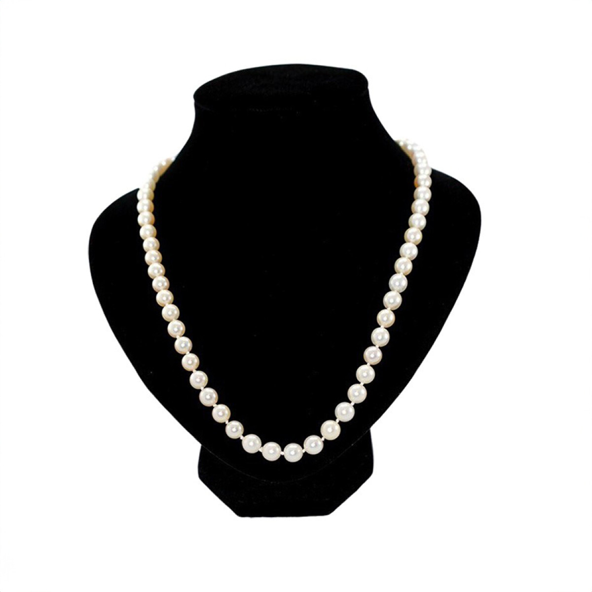 Collar Perlas De Cultivo Con Importante Broche En Oro 18K 