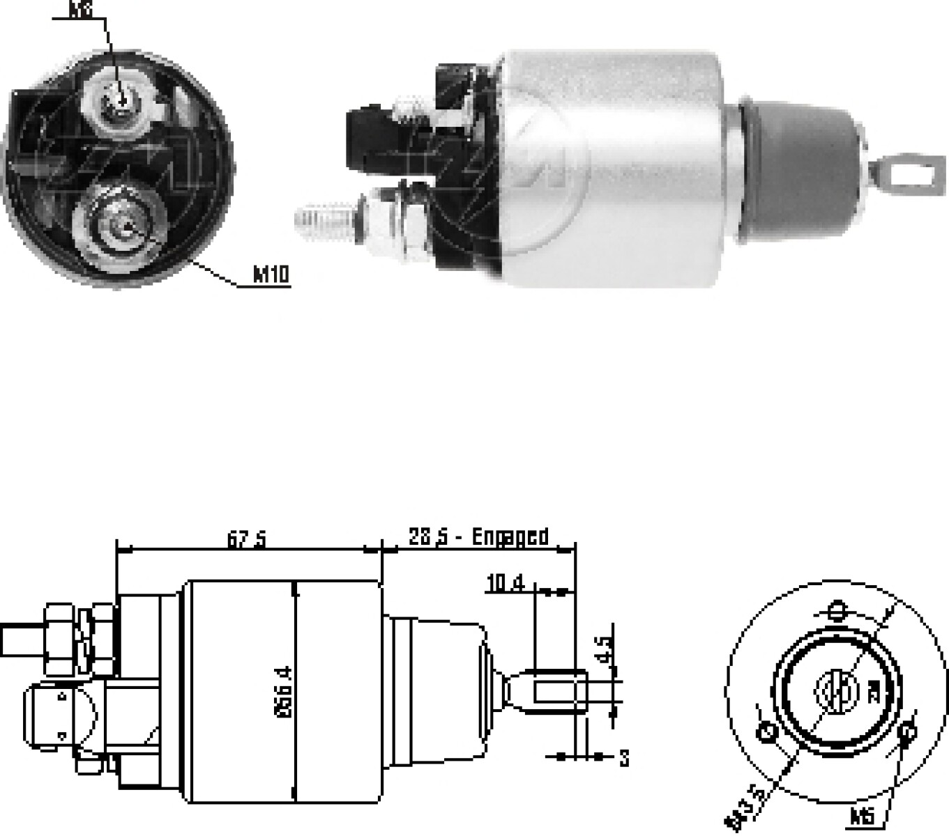 AUTOMATICO DE ARRANQUE - FORD CARGO-F4000-VW CAMION BOSCH ZM 