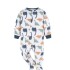 Pijama Micropolar con pie Gerber Dinos Celestes