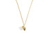 Collar dorado colgante flor Collar Dorado Colgante Flor