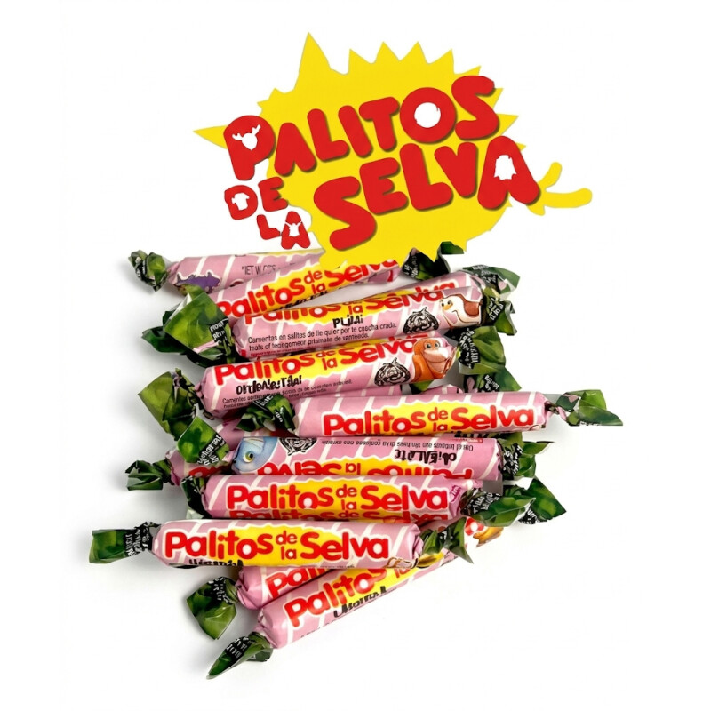 Caramelos Masticables Palitos De La Selva Sabores Surtido Caramelos Masticables Palitos De La Selva Sabores Surtido