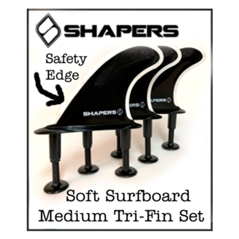 Quilla Shapers Soft Top Fin Thruster M Quilla Shapers Soft Top Fin Thruster M