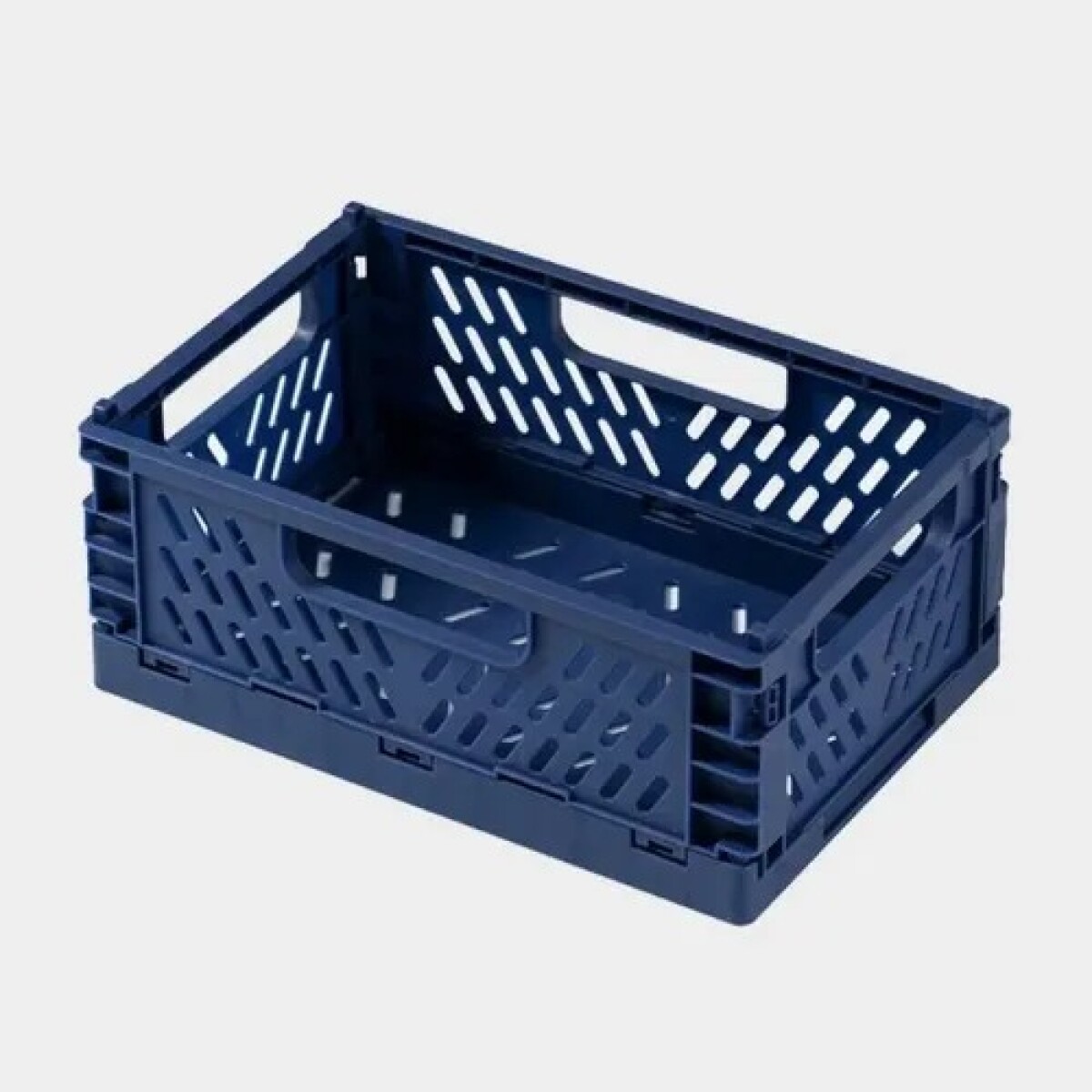 Cestos organizadores cajas plastico reforzado - azul marino 