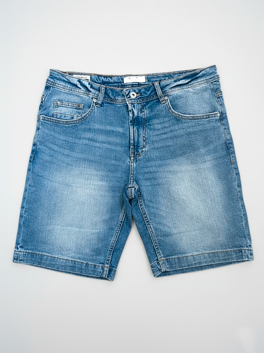 BERMUDA JEAN NETO - Azul 