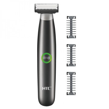 Afeitadora HTC Corta Pelo Barba Cuerpo Recargable GT-288 Variante Color Negro