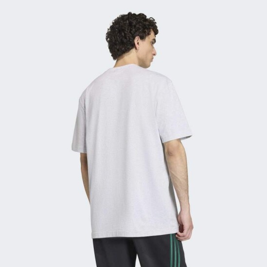 Remera Adidas Trifolio Series Character Gris