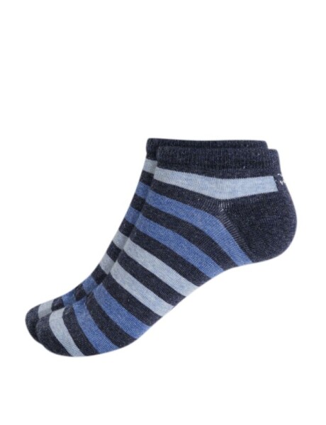 SOQUETE RAYADO Azul