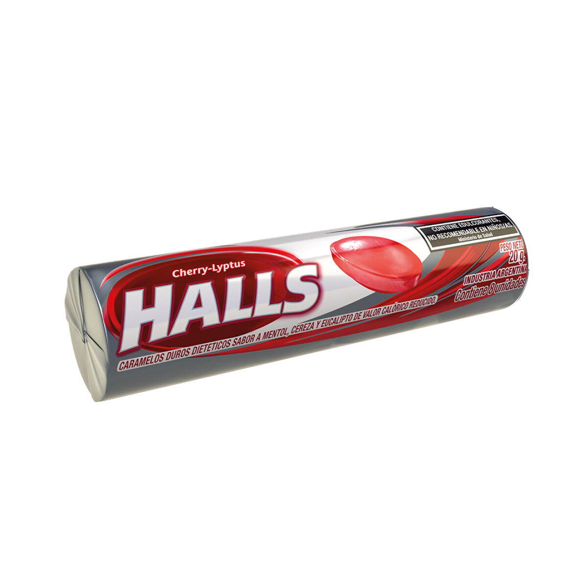 Pastillas Halls Free Cherry 
