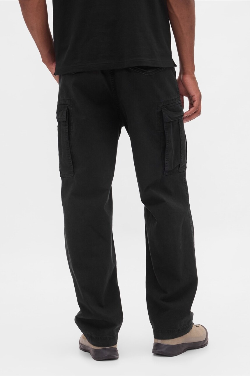 Pantalón Cargo Hombre Black 1