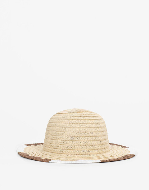 Sombreros Sombrero Efecto Rafia - Combinacion Bicolor