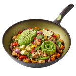 WOK AVOCADO AMERCOOK • 28cm WOK AVOCADO AMERCOOK • 28cm
