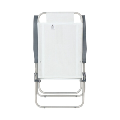 Silla Plegable de Aluminio 4 Posición Blanco
