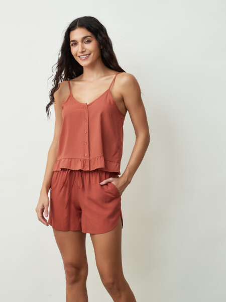 SHORT NUSA NARANJA OSCURO