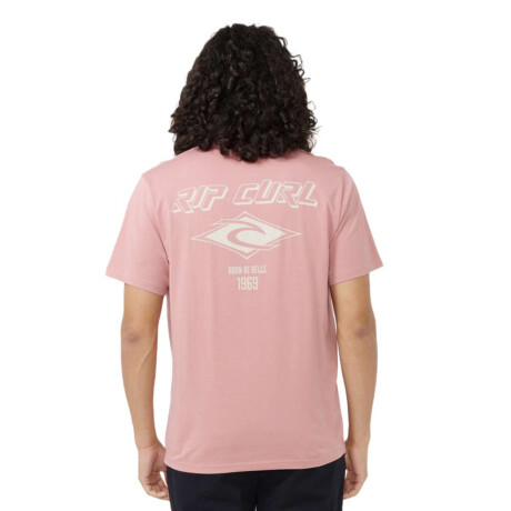Remera Rip Curl Fade Out Icon Rosa