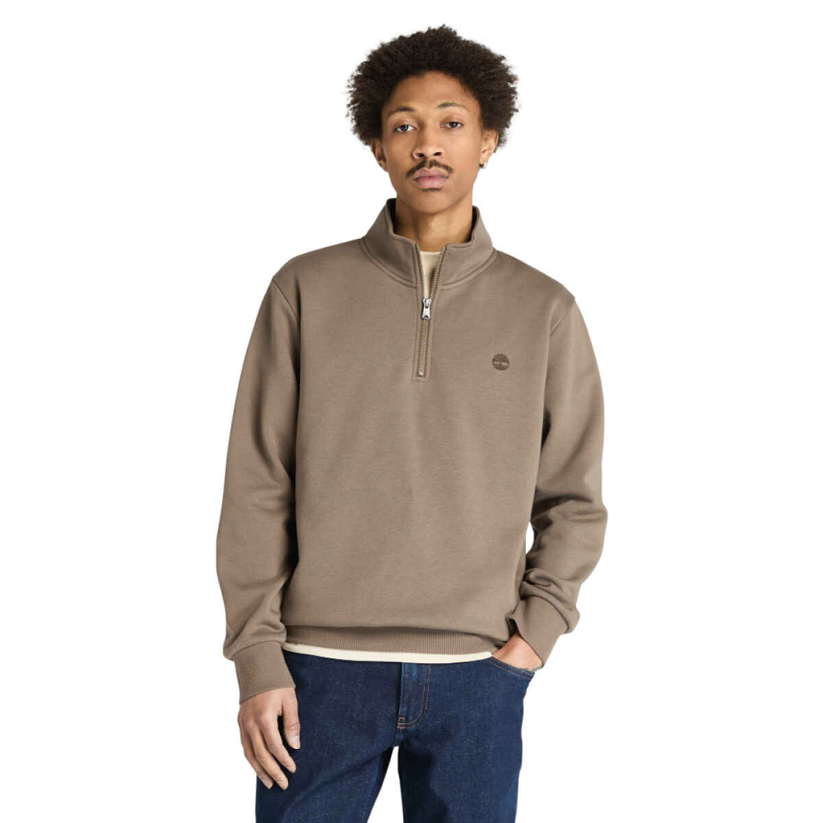 Polera Oyster River 1/4 Cierre Hombre 
