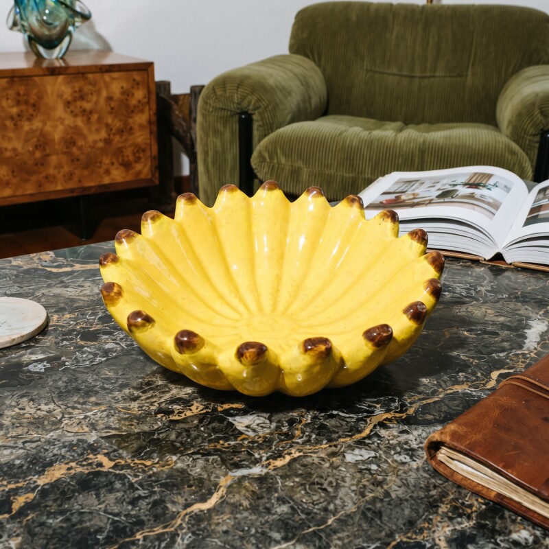 Bowl frutero de cerámica bananas M