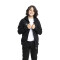 Campera Infantil Umbro C/Capucha Junior Negro - Blanco