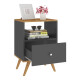 Mesa De Luz Linea Nordica Living Dormitorio 1 Cajon Mesa De Luz Linea Nordica Living Dormitorio 1 Cajon