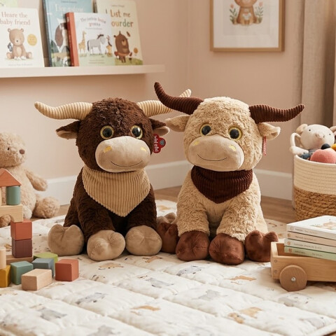 Peluche Toro Diseños Surtidos 40 cm U
