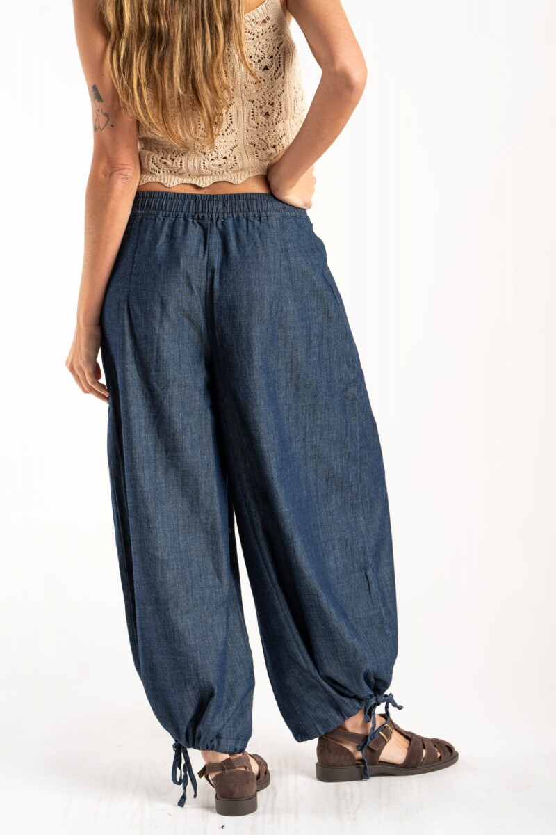 Jean Wide Leg Balloon Denim
