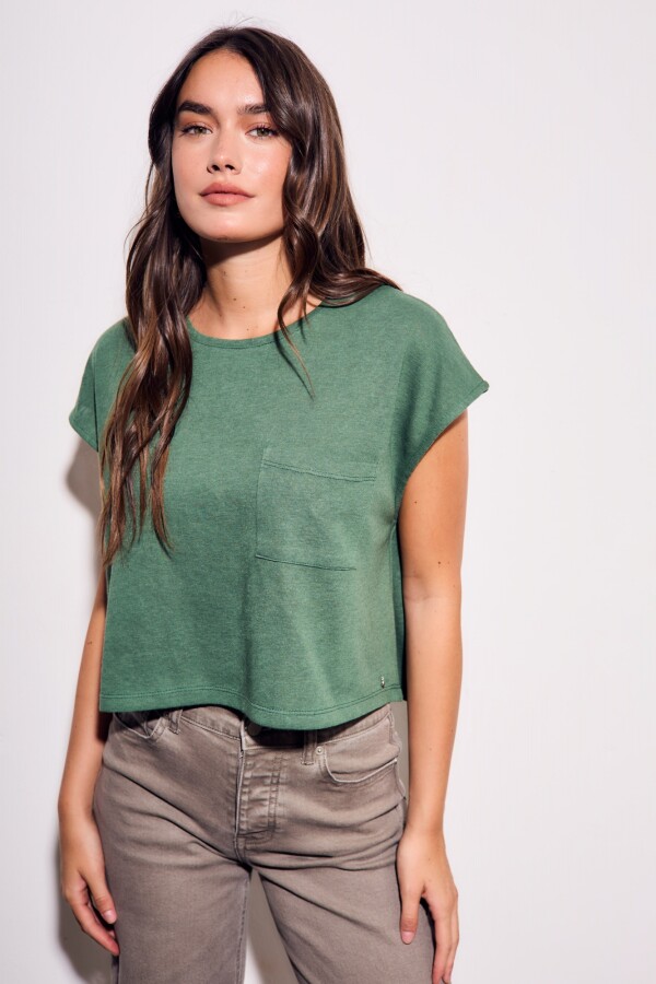 Remera Algodón Verde