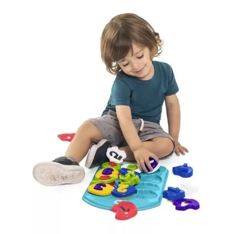 Juguete Didáctico Puzzle Encastrable De Números Calesita Juguete Didáctico Puzzle Encastrable De Números Calesita