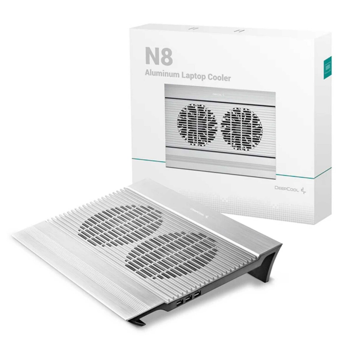 Bandeja Notebook Deepcool N8 Plata 