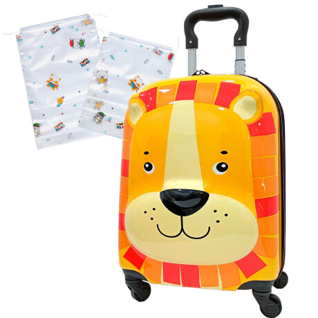 Valija Infantil C/set Organizador De Viaje Animales Val002001-tig