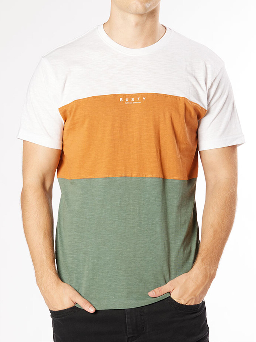 T-SHIRT RICAR RUSTY - Verde Oscuro 