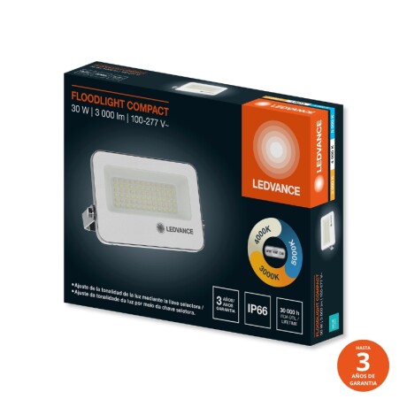 FOCO LED LEDVANCE OSRAM COMPACT G2 IP65 30W Foco LED LEDVANCE Compact IP66 30W CCT Blanco