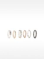 Conjunto De Anillos bicolor