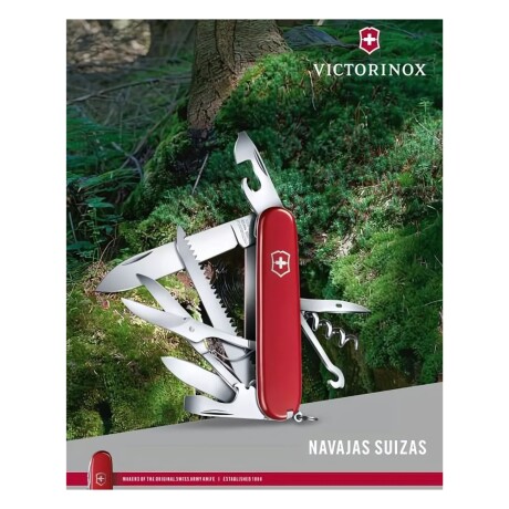Navaja Suiza Victorinox Deluxe Tinker 17 funciones Rojo