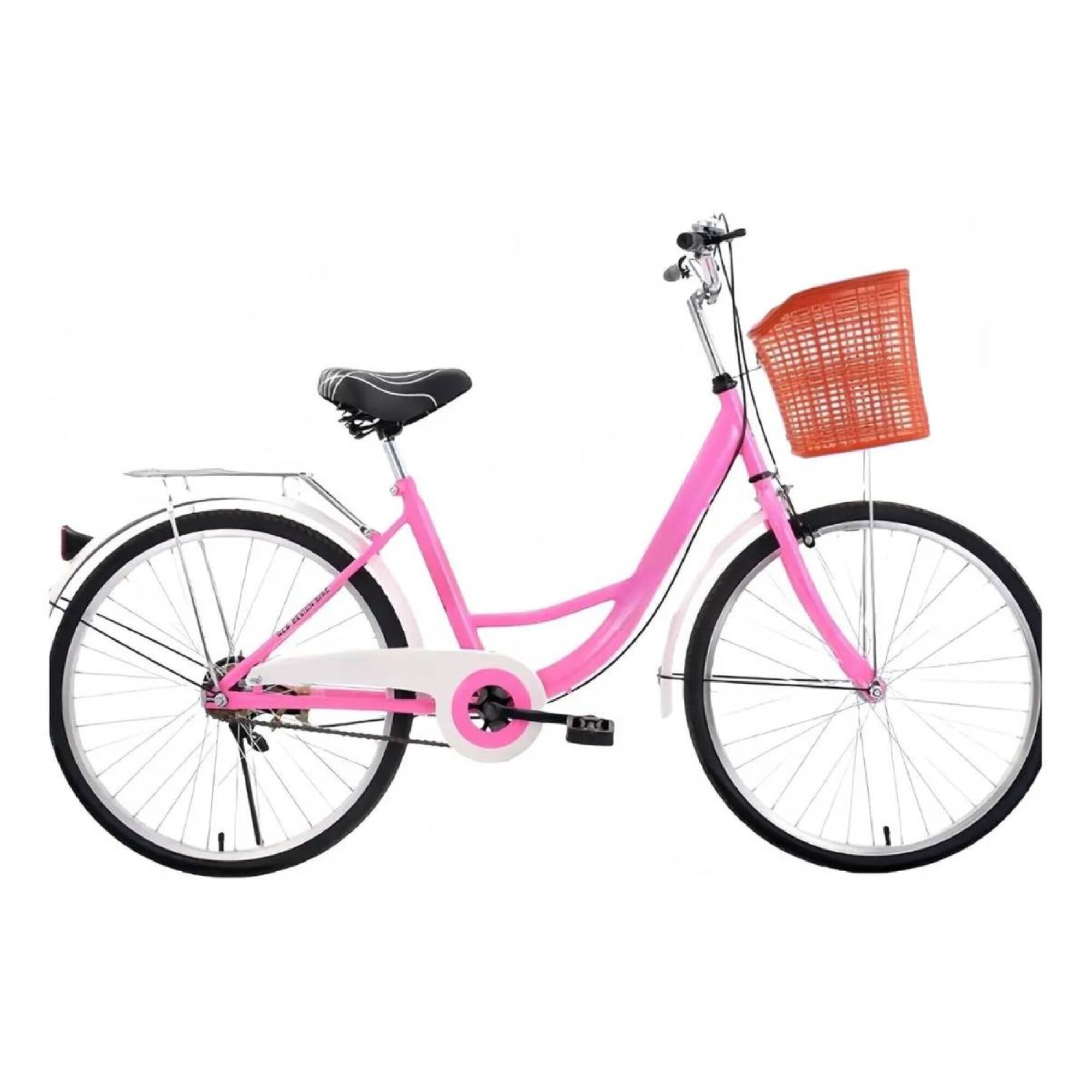 26 Rosa Bicicleta urbana vintage rodado 26