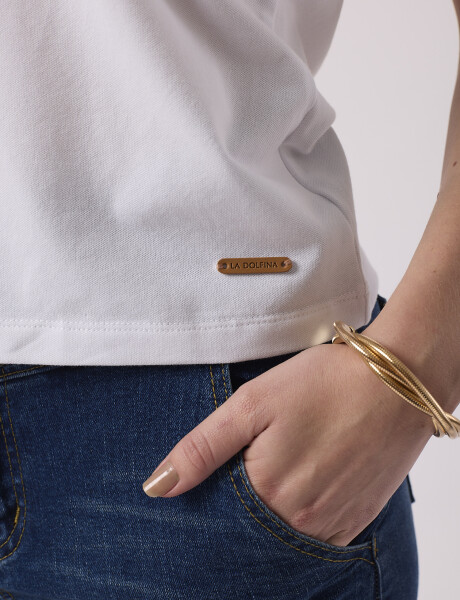 Remera lisa blanco