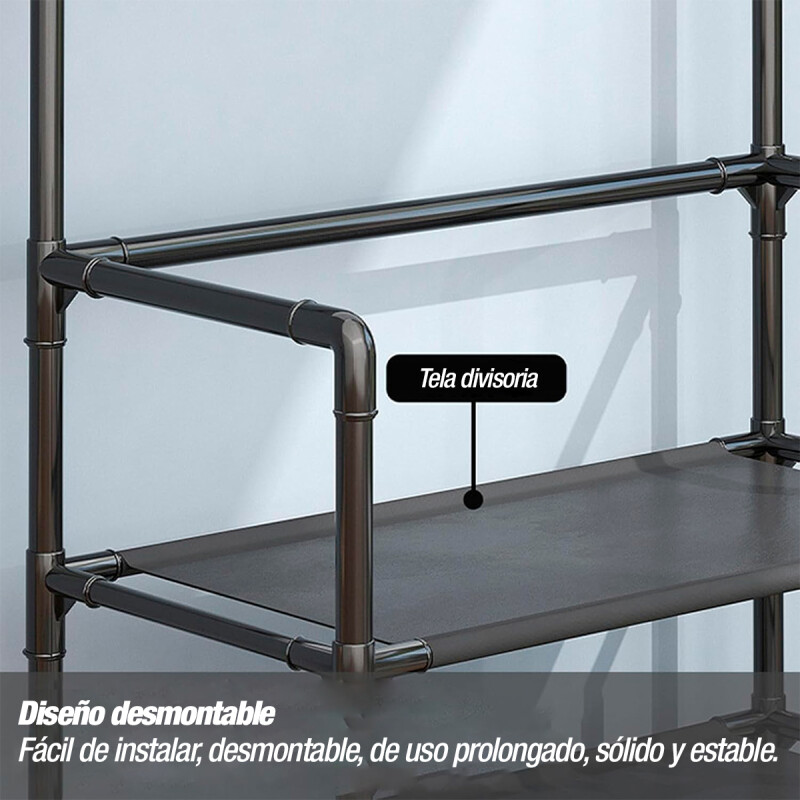 Perchero Zapatera Organizador Blanco