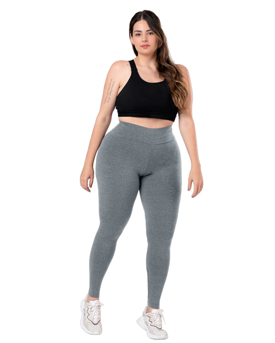 Calza legging deportiva para dama Graphene Azul Melange - Talle P 