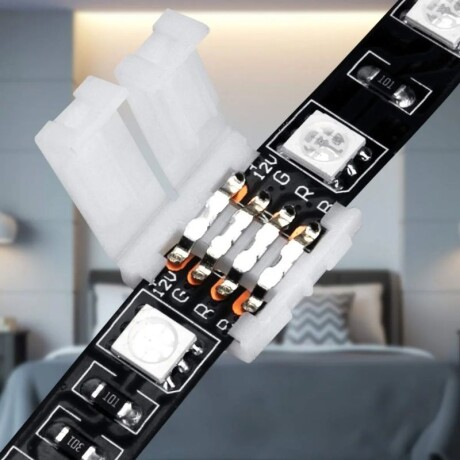 Conector Terminal Para Cinta Led Rgb 12v Conector Terminal Para Cinta LED RGB 12V