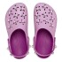Floral Cut Out Elevated Clog - Unisex Hydrangea