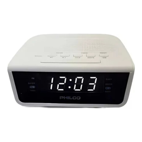 Radio Despertador Philco PAR2106 Fm 30MEM Botón Snooze 001