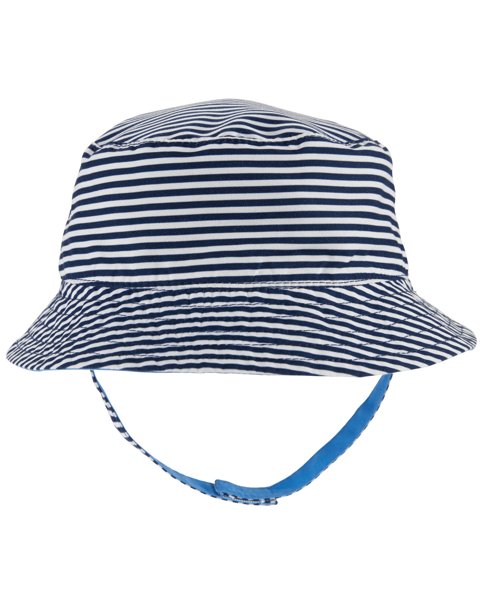 Gorro reversible de algodón diseño a rayas Sin color