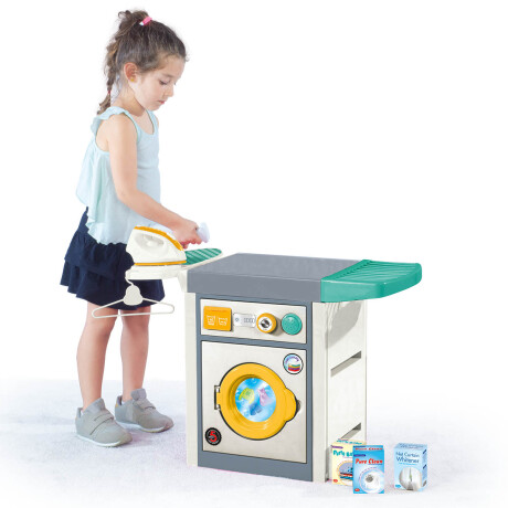 Lavarropas Europeo Completo Juguete Infantil Plancha Dol002639