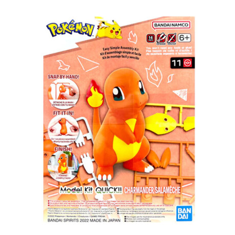 Charmander "Pokemon", Bandai Hobby Pokemon Model Kit Charmander "Pokemon", Bandai Hobby Pokemon Model Kit