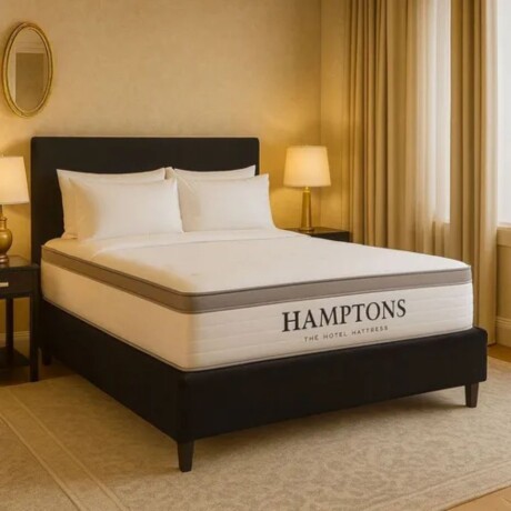 Sommier Plaza Y Media Hamptons Rhodium Negro