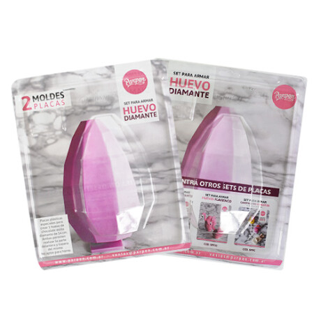 Molde Pascua Set Huevos Diamante 10 cm Molde Pascua Set Huevos Diamante 10 cm