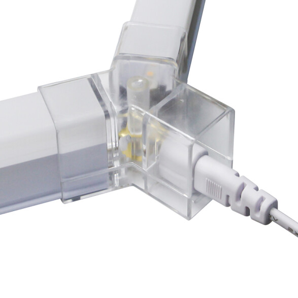 Luminaría LED hexagonal 5 módulos 168W cálida IX4648